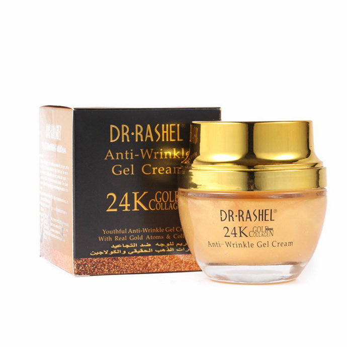 DR RASHEL 24k Real gold Collagen day night creams face treatment anti wrinkle whitening cream skin care gel (MOS)