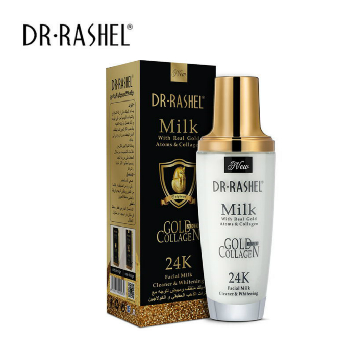 DR RASHEL Beauty 24K Real Gold Atom collagen facial milk cleaner makeup remover (MOS)