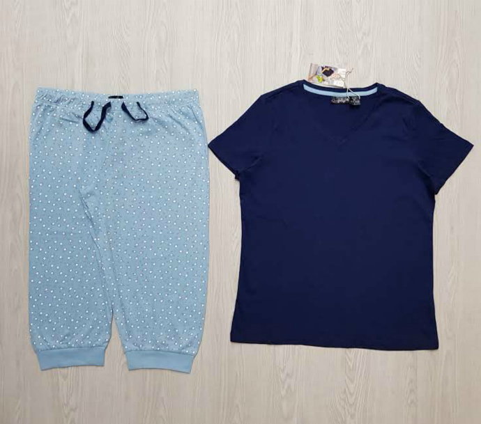 Ladies Pyjama Set (NAVY - BLUE) (SHOP) (L - XL)