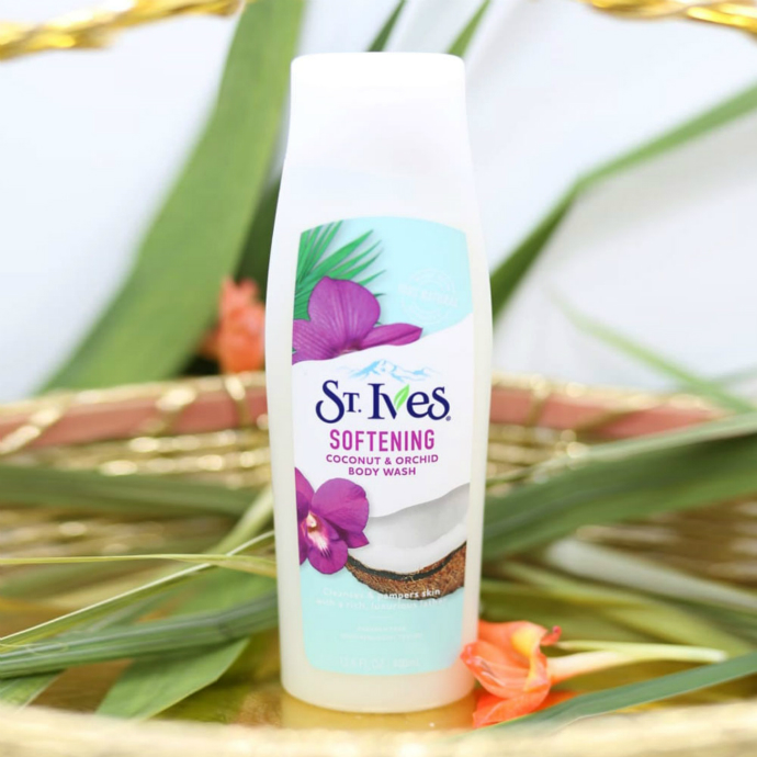 St.lves st ives softening coconut & orchid body wash(MOS) (CARGO)