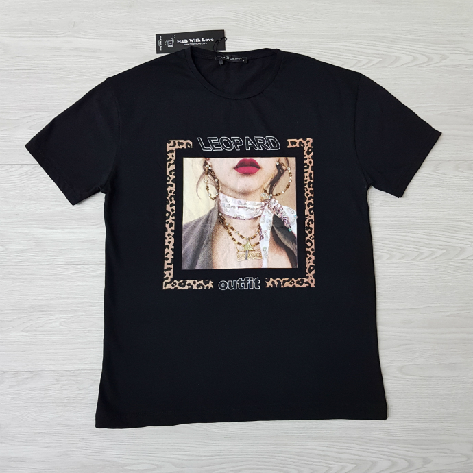 KAFKAME Ladies Turkey T-Shirt (BLACK) (S - M - L)