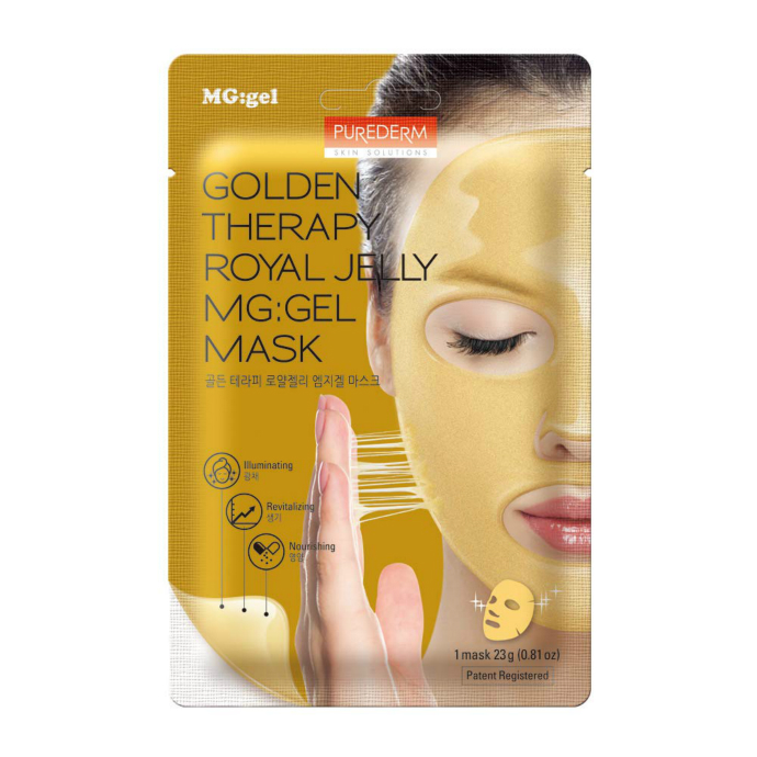 PUREDERM GOLDEN THERAPY ROYAL JELLY MG:GEL MASK(MOS)