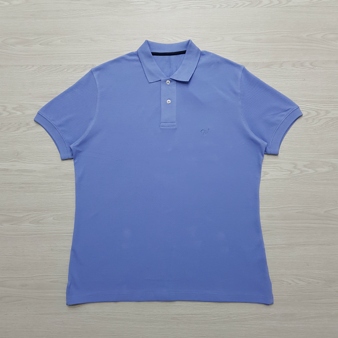 CAPORICCIO Mens Polo Shirt (LIGHT BLUE) (L)