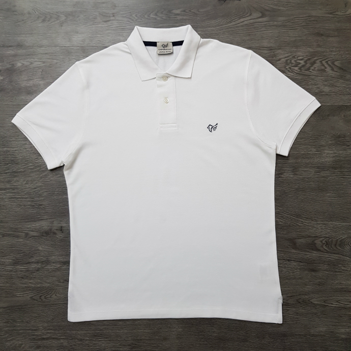 CAPORICCIO Mens Polo Shirt (WHITE) (M)