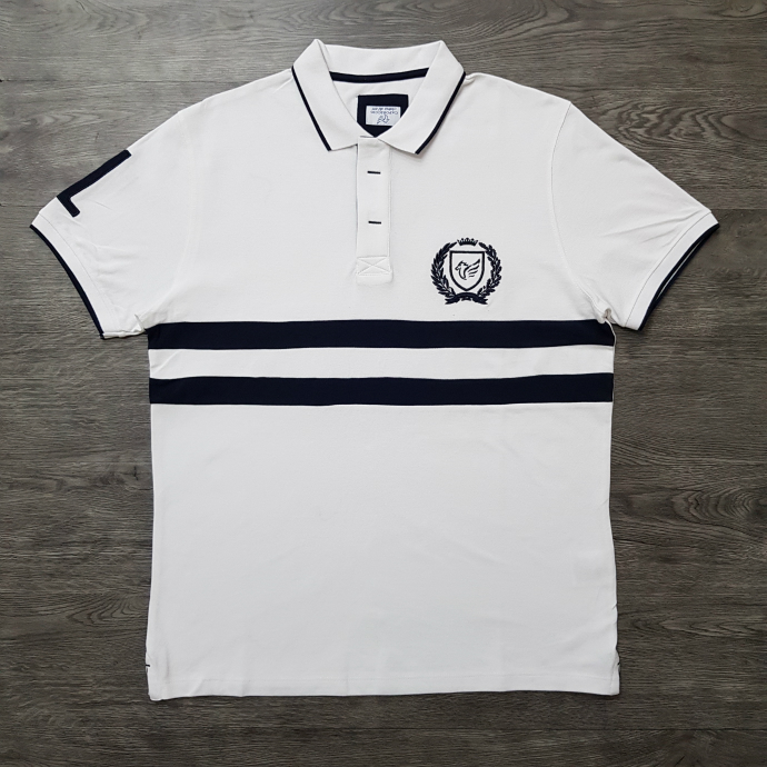 CAPORICCIO Mens Polo Shirt (WHITE) (L)