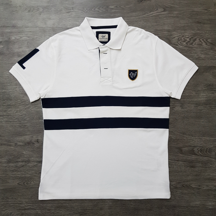 CAPORICCIO Mens Polo Shirt (WHITE) (M)