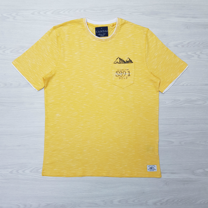 CANADA Mens T-Shirt (YELLOW) (M - L - XL - XXL - 3XL)