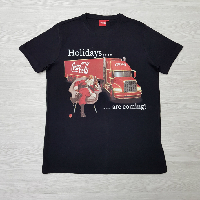 COCA COLA Mens T-Shirt (BLACK) (S - M - XL - XXL)