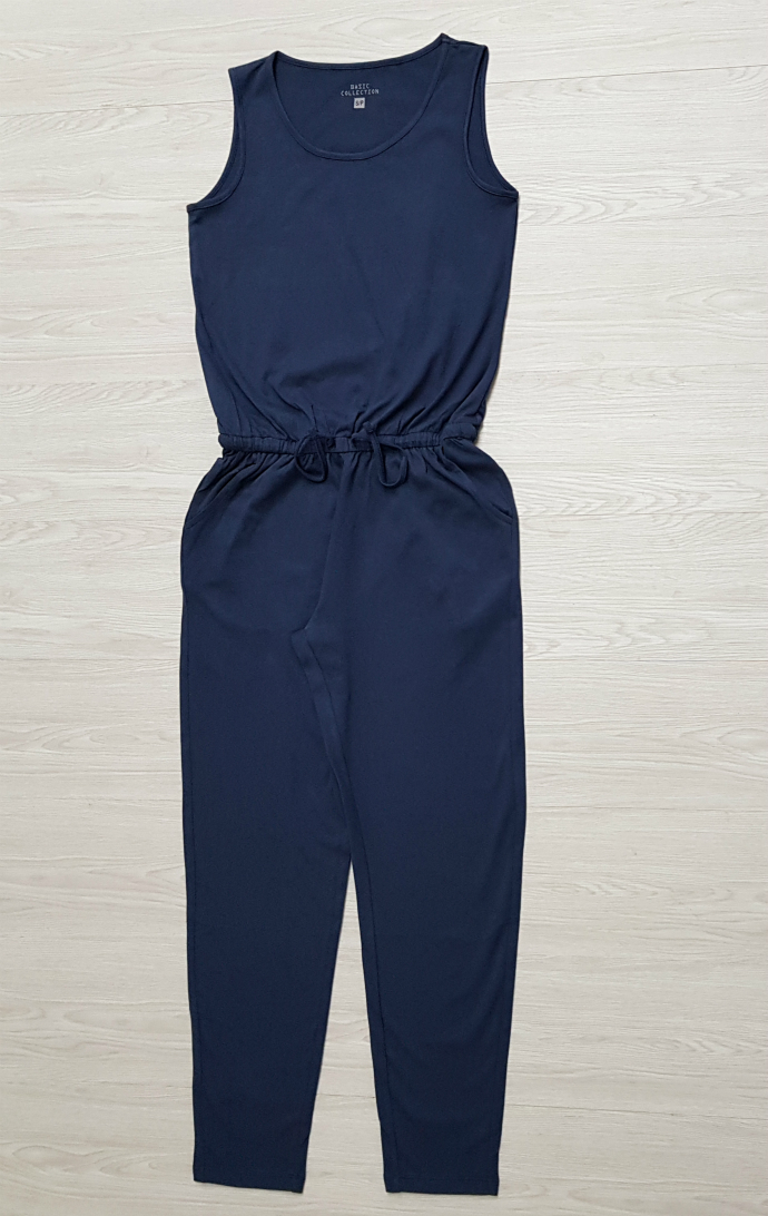 BASIC Ladies Damen - Jumpsuit (DARK BLUE) (S - M - L)