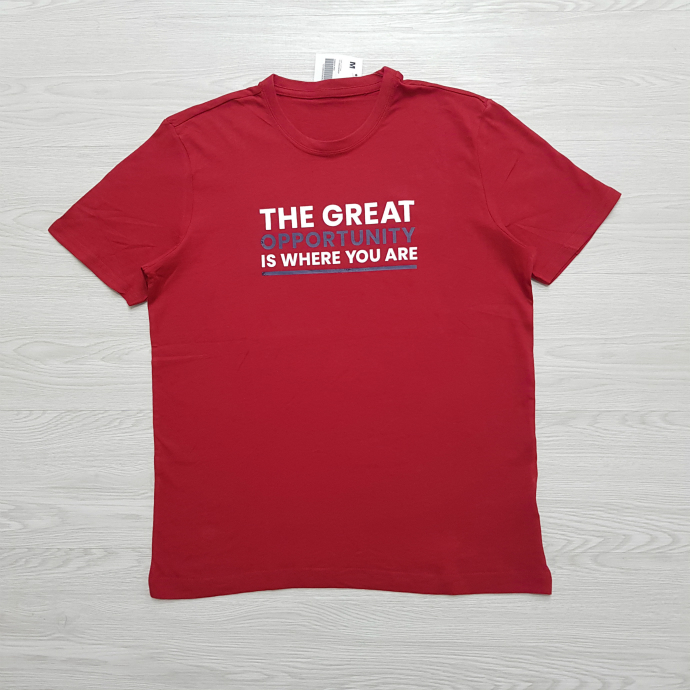 GLORDANO Mens Tshirt(RED)(M - L - XL)