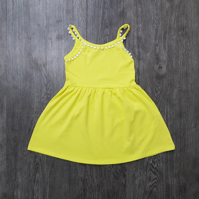 IN EXTENSO Girls Dress (YELLOW) (3 to 14 Years)