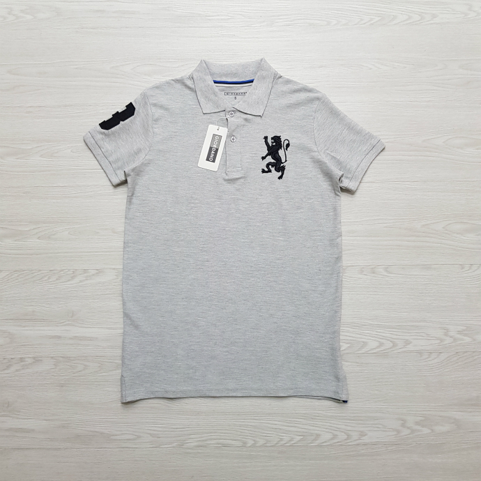 GIORDANO Mens Polo Shirt (GRAY) (S - M - L - XL)