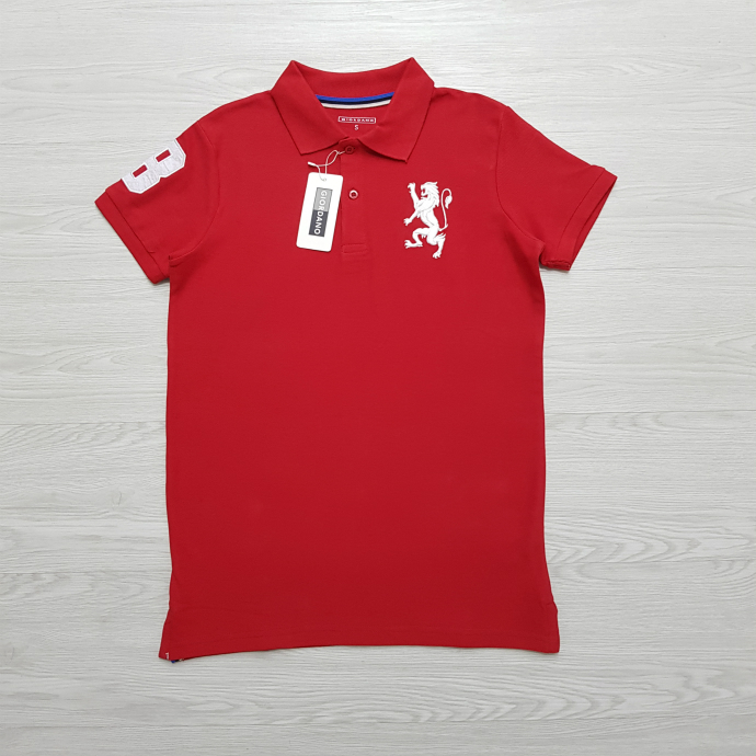 GIORDANO Mens Polo Shirt (RED) (S - M - L - XL)