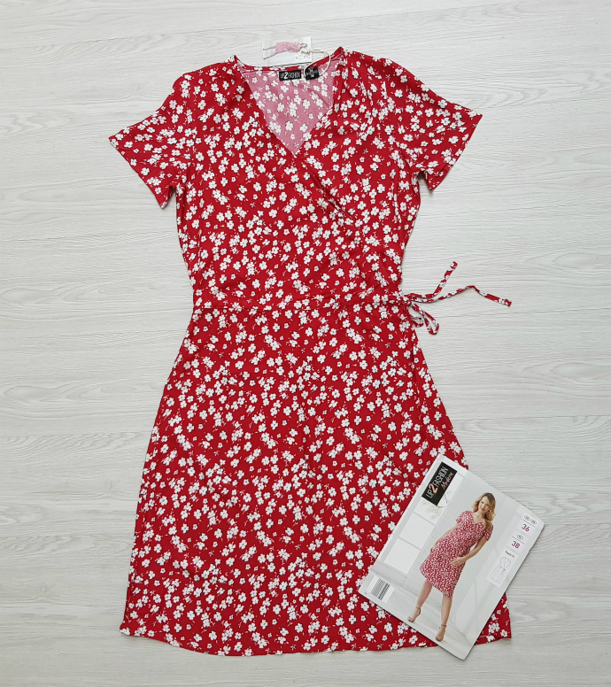 UP 2 FASHION Ladies Dress (RED) (36 to 44 EUR)