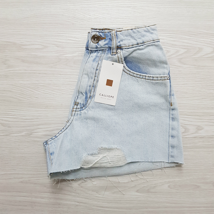 CALLIOPE Ladies Short Jeans (LIGHT BLUE) (XS - S - M - L - XL)