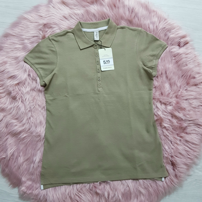 PIAZAITALIA Ladies Polo Shirt (BROWN) (L - XL)