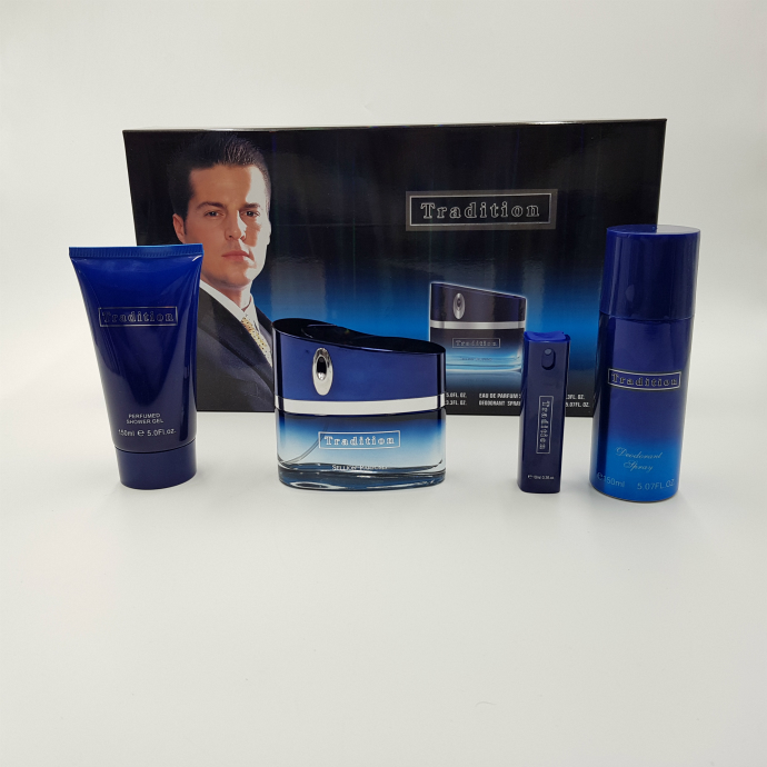 SELLION PERFUMS Tradition Gift Set Mens 4pcs Perfums(150ml +100ml+10ml+150ml)