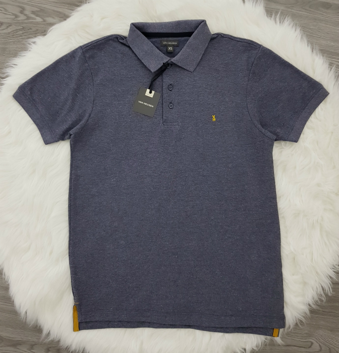 VAN HEUSEN Mens Polo Shirt (DARK GRAY) (XS - S - M - L)