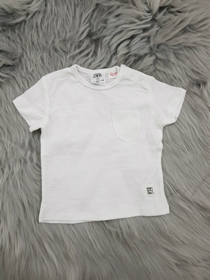 ZARA Boys T-shirt (WHITE) (3-6 Months To 3-4 Years)