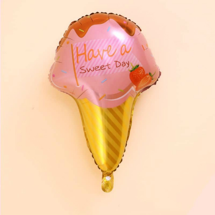 Balloon With Ice Cream Design ( 56Ã—40 )