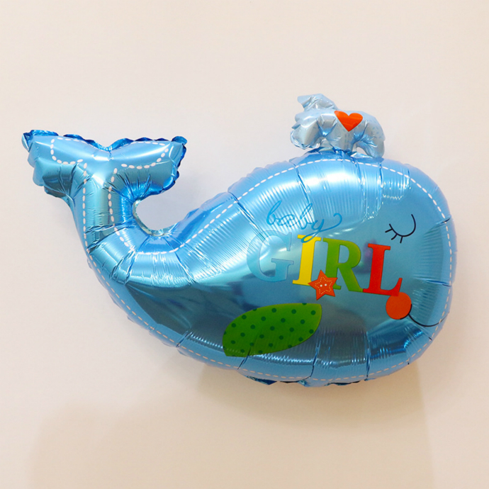 Balloon With Sea Animals Design (BLUE) ( 85Ã—65 )