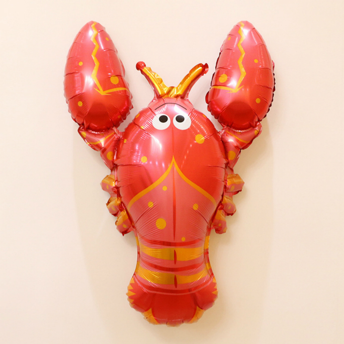 Balloon With Sea Animals Design (RED) ( 92Ã—77 )