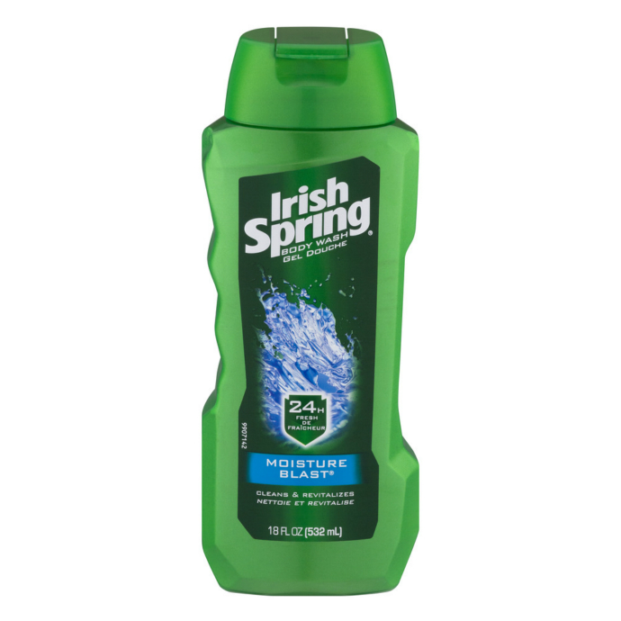 Irish Spring Body Wash Shower Gel - Moisture Blast (532ML) (MOS) (CARGO)
