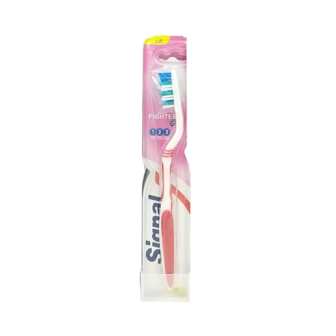 SIGNAL Toothbrush Fighter Plus Soft (RANDOM COLOR) (mos)