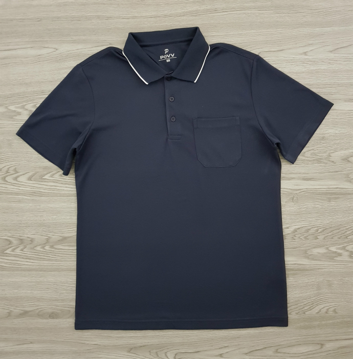 P&VV Mens Polo Shirt (DARK GRAY) (L - XL - 2XL - 3XL)