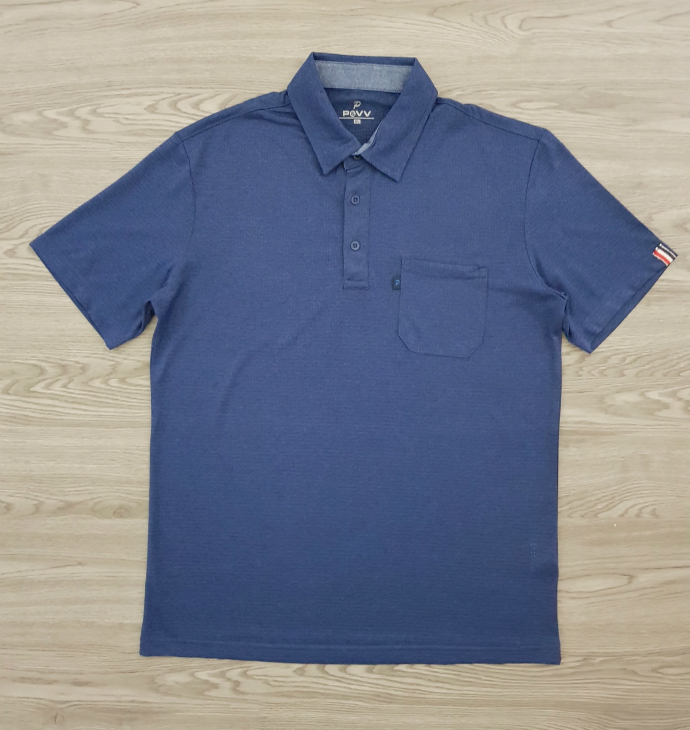 P&VV Mens Polo Shirt (BLUE) (XL - XXL - 3XL - 4XL)