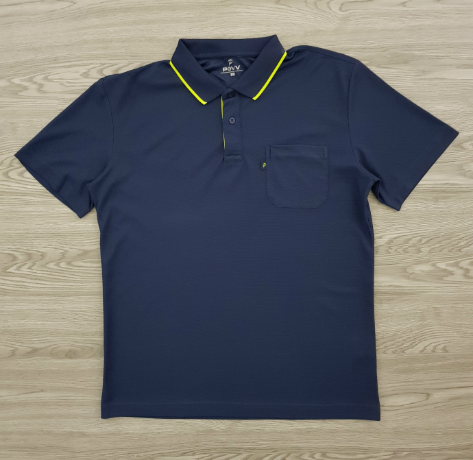P&VV Mens Polo Shirt (NAVY) (L - XL - XXL - 3XL - 4XL - 5XL)