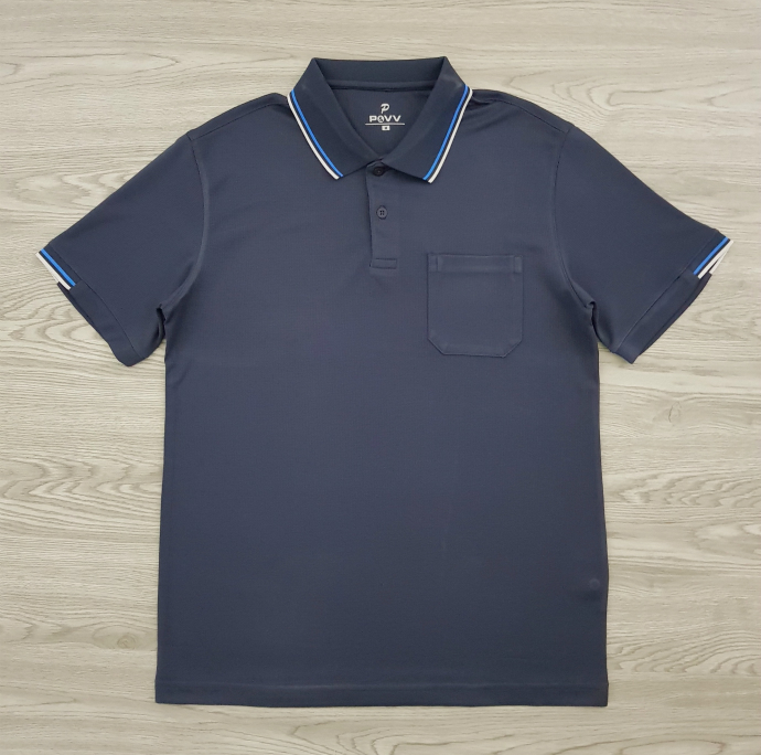 P&VV Mens Polo Shirt (NAVY) (M - L - XL)