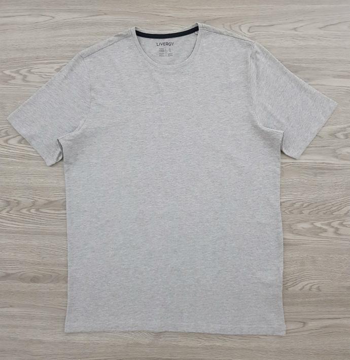LIVERGY Mens T-Shirt (GRAY) (M - L - XL - XXL)