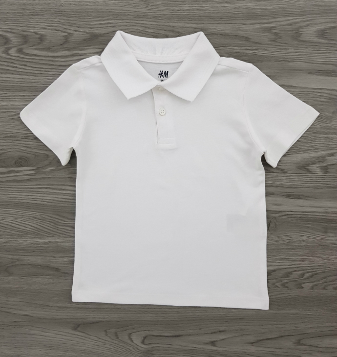 H & M Boys Polo T-Shirt (WHITE) (1.5 to 10 Years)