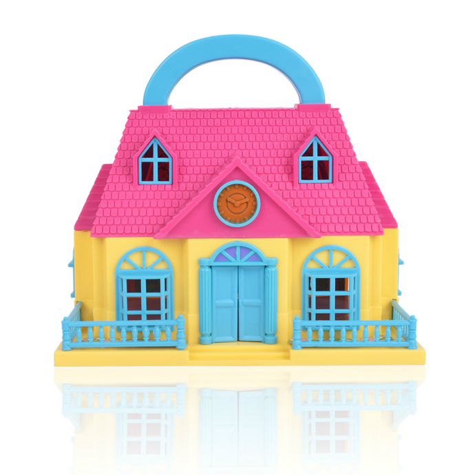Mini Doll House (MULTI COLOR) (215 Ã— 130 Ã— 205 MM)
