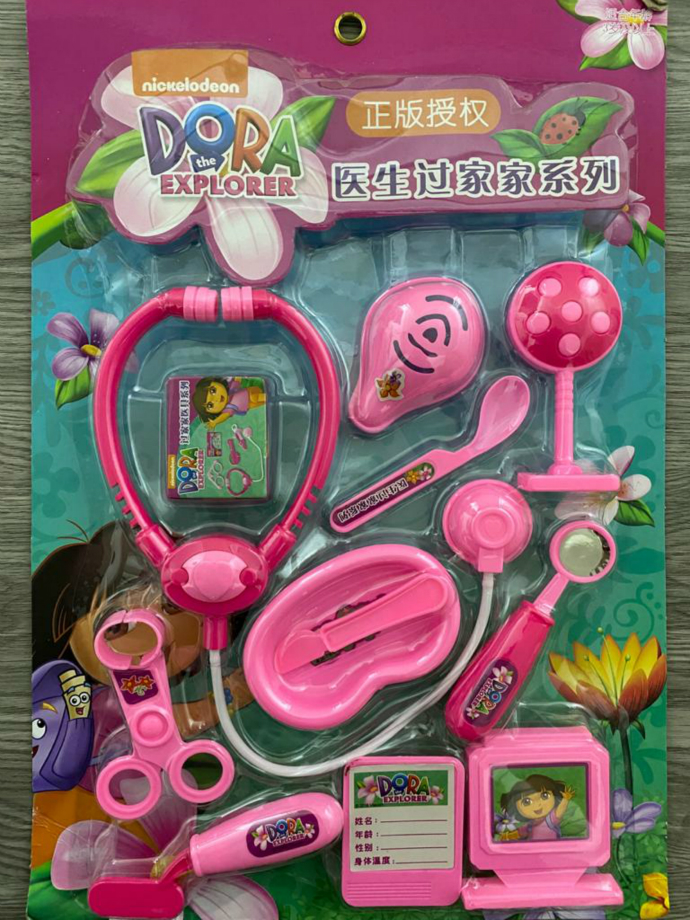 DORA THE  EXPLORER Kids Doctor Toys (PINK - WHITE) (One Size)