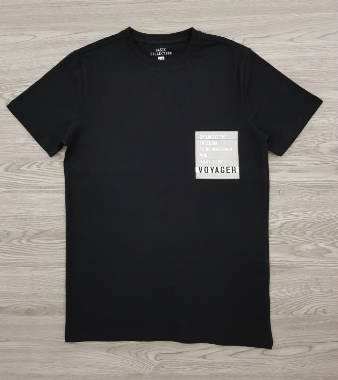 BASIC COLLECTION Mens T-Shirt (BLACK) (S - M - L - XL) 