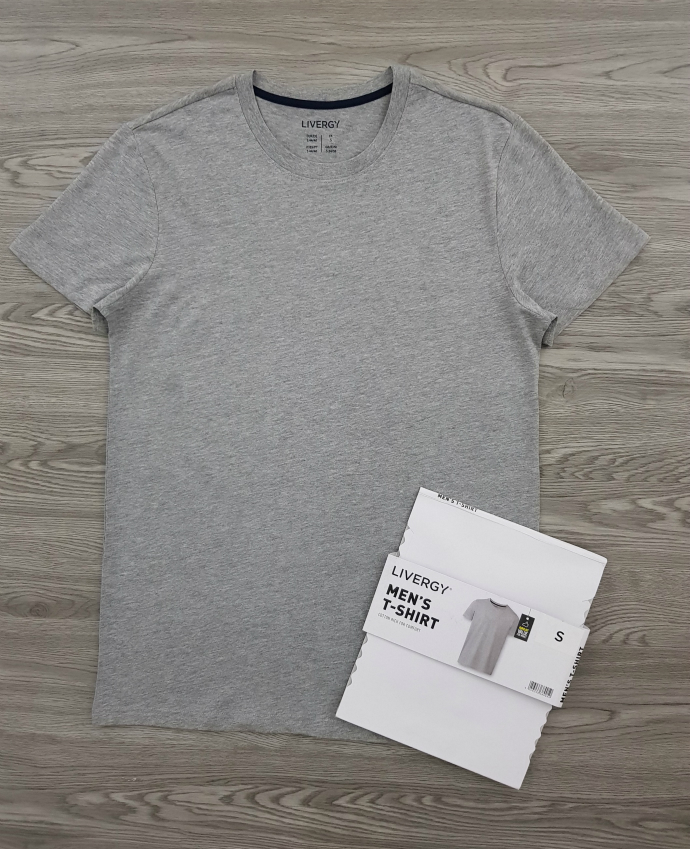 LIVERGY Mens T-Shirt (GRAY) (S - M - L - XL - XXL)