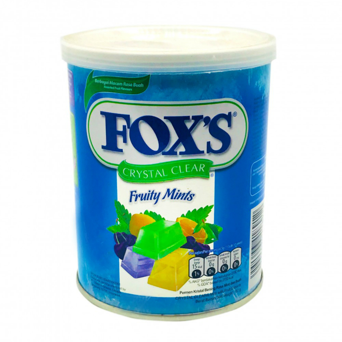 (Food) FOXS Crystal Clear Fruity Mints Candies 180g (Exp: JAN 2022) (MOS)