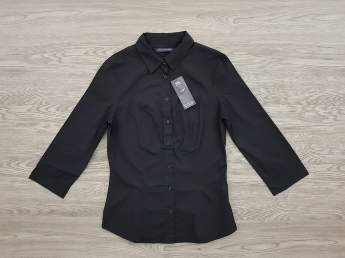 M&S Mens Shirt (BLACK) (6 to 16 UK)