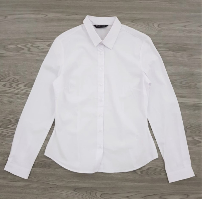 M AND S Ladies Shirt (WHITE) (8 to 22 UK)