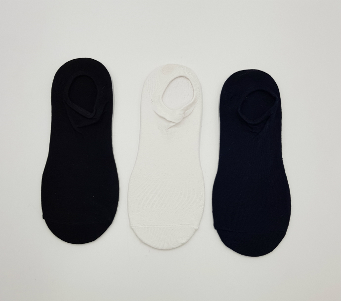 BAROTTI Mens New Invisible Socks 3 Pack (RANDOM COLOR) (FREE SIZE)