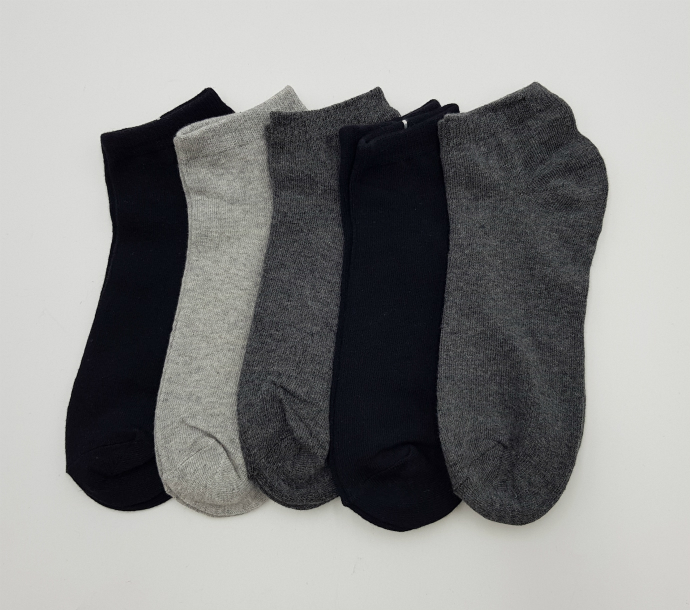 BAROTTI Mens Low Ankle  Socks 5 Pack (RANDOM COLOR) (FREE SIZE)