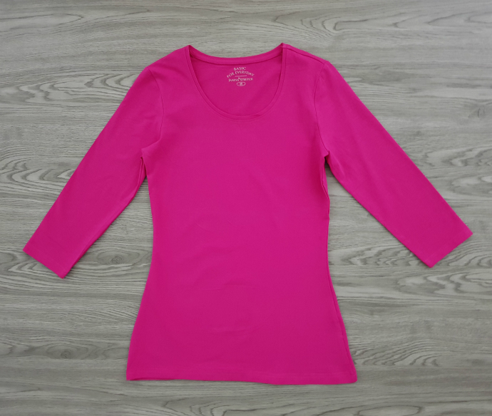 JANINA Ladies Long Sleeved Shirt (PINK) (36 to  48)