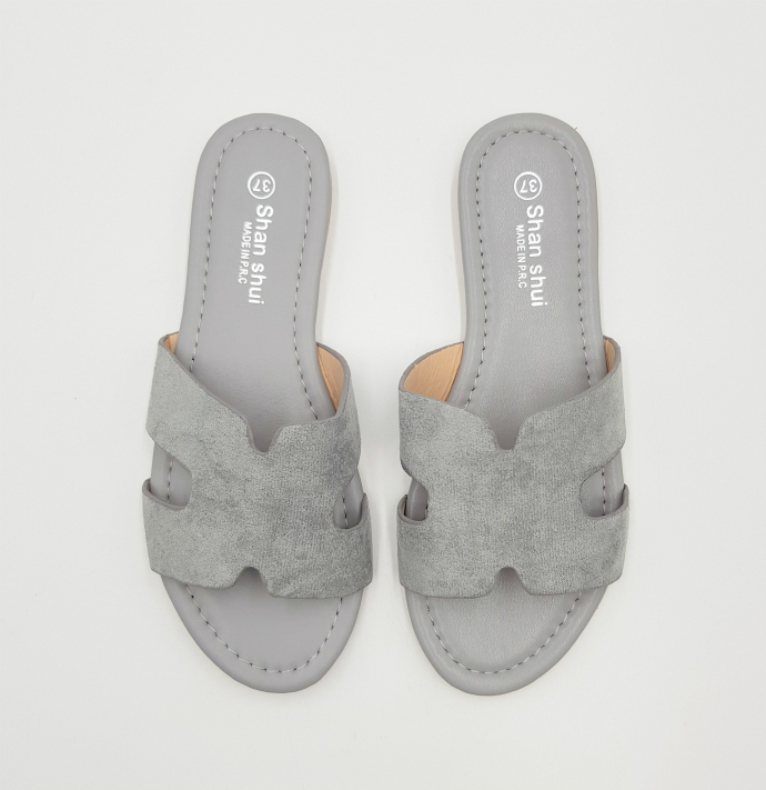 SHAN SHUI Ladies Sandals Shoes (GRAY) (36 to 42)