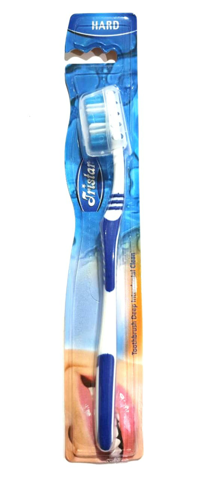 TRISTAR Toothbrush Hard (RANDOM COLOR) (MOS)
