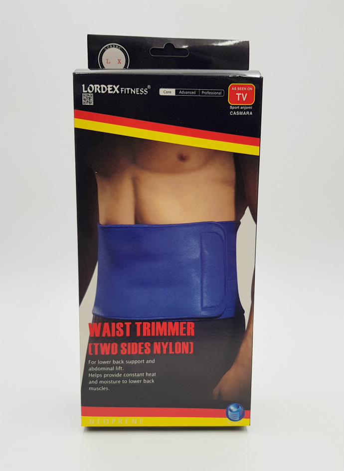 LORDEX FITNESS Waist Trimmer Two Sides Nylon (BLUE) (LX - PH - M - 125)