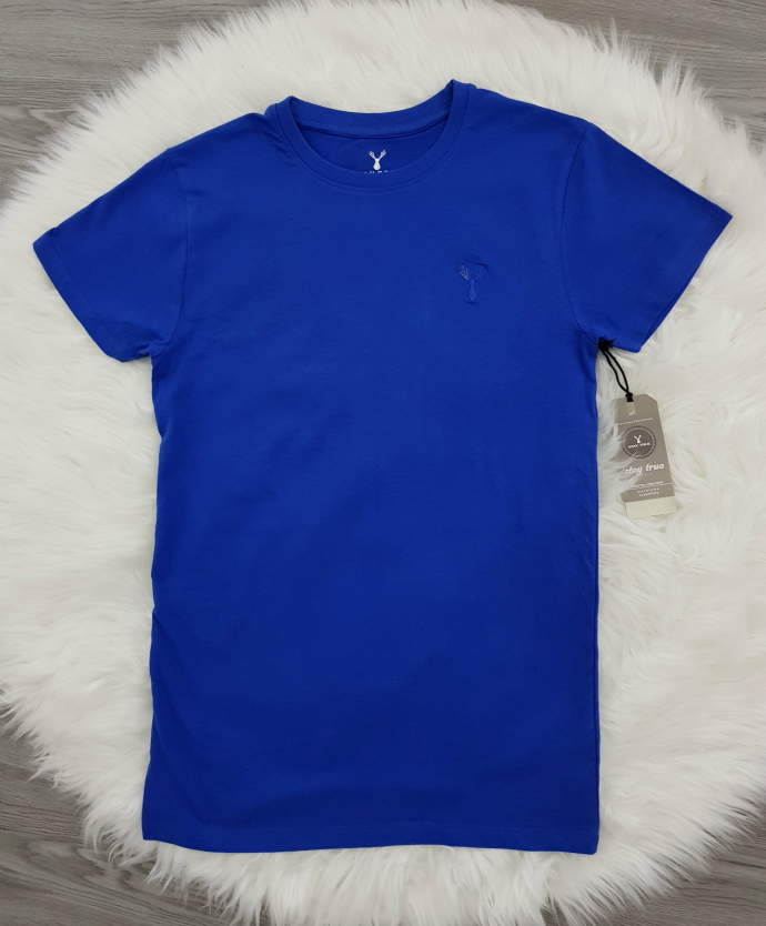 STAY TRUE Mens T-Shirt SIS (BLUE) (S - M - L - XL -XXL)
