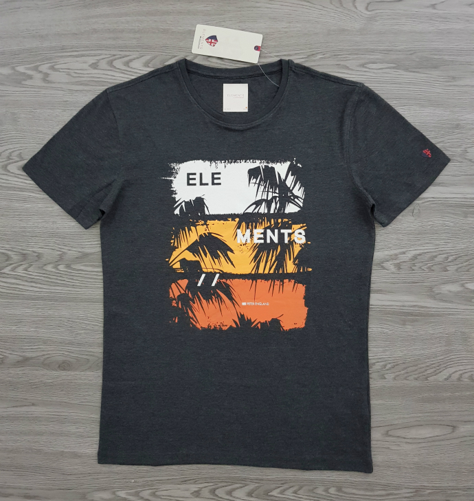 ELEMENTS Mens T-Shirt (DARK GRAY) (S - M - L - XL - XXL)