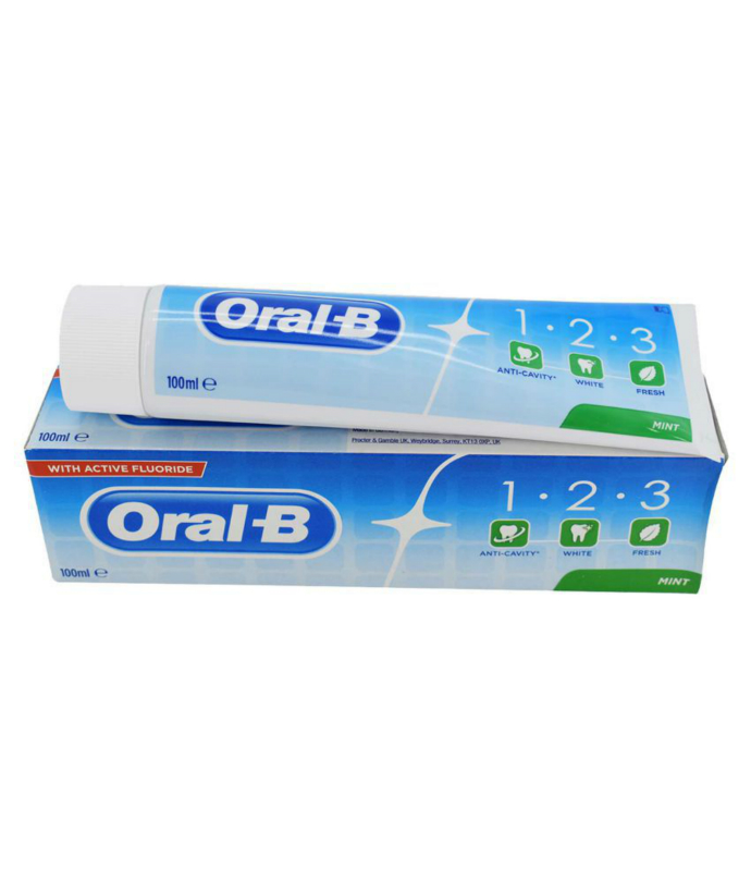 ORAL-B 1-2-3 T Mint Toothpaste 100 ml (Exp: 26.03.2022) (MOS)